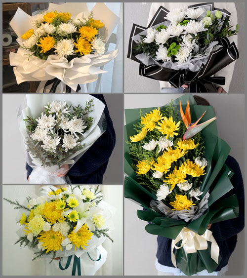 河南周口鹿邑县辛集镇白事花束代送